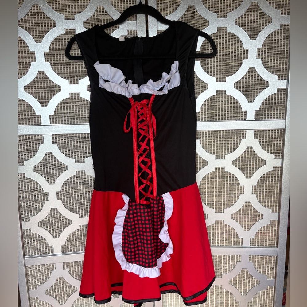 Women’s Halloween Costume Stylish Red and Black Women's Dress